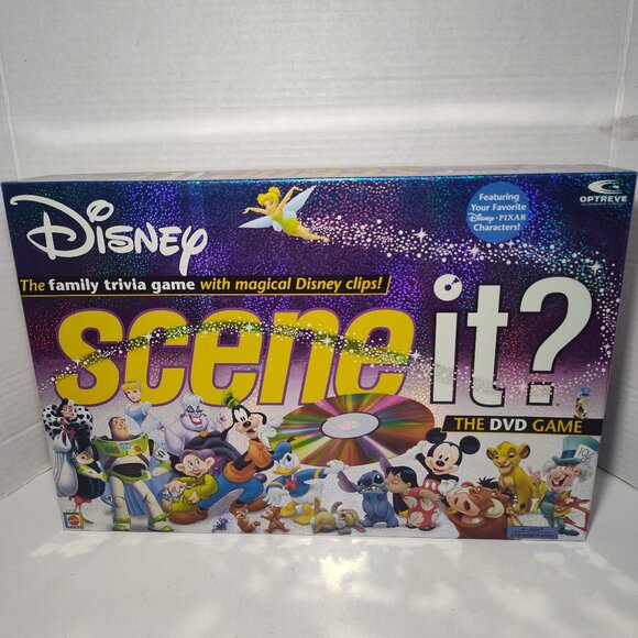 Disney Pixar 2004 Scene It? DVD Family Trivia Board Game – First Edition – EUC - Picture 1 of 9